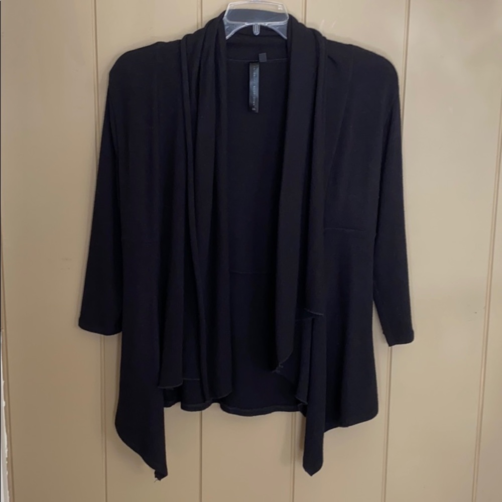 Isabella Rodriguez Black Cowl-neck Cardigan